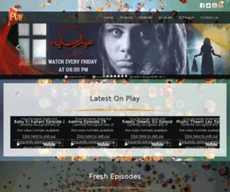 Playtv.com.pk(Play TV) Screenshot