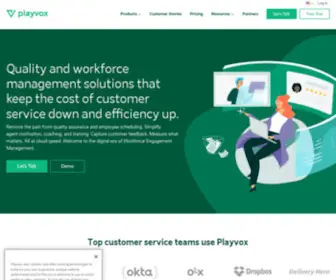 Playvox.com(Contact Center Software) Screenshot