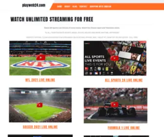 Playweb24.com(Watch Unlimited Streaming For Free) Screenshot
