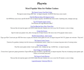 Playwin.com(Playwin) Screenshot