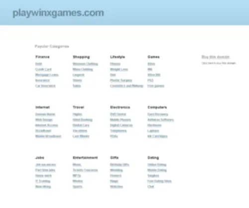 Playwinxgames.com(Playwinxgames) Screenshot