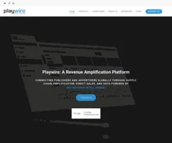 Playwiremedia.com(Playwire Media) Screenshot