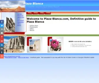 Plaza-Blanca.com(Plaza Blanca) Screenshot