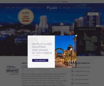 Plaza-Hotel.com(Salt Lake Plaza Hotel) Screenshot