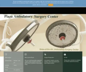 Plazaasc.com(Ambulatory Surgery Center LLC) Screenshot