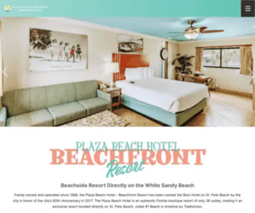 Plazabeach.com(Plaza Beach Resorts) Screenshot