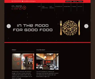 Plazacafe.be(Plaza Cafe Brugge) Screenshot