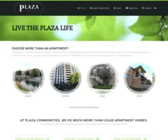 Plazacommunities.com(Plaza Communities) Screenshot
