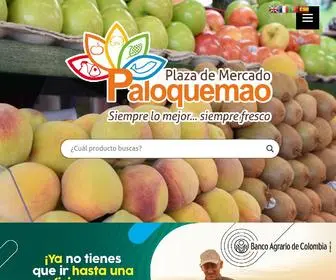 Plazadepaloquemao.com(Siempre fresco) Screenshot