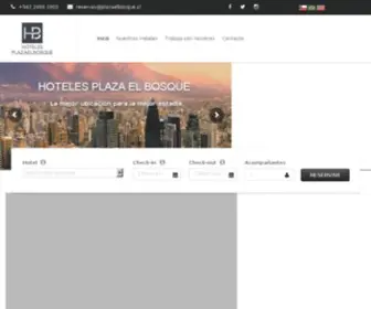 Plazaelbosque.cl(Hoteles Plaza El Bosque) Screenshot