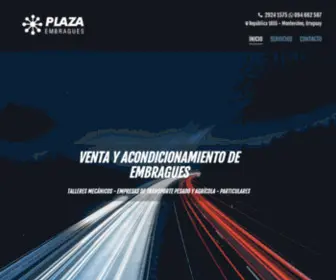 Plazaembragues.com.uy(Venta y acondicionamiento de embragues) Screenshot