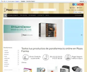 Plazafarma.com(Plaza Farma Parafarmacia Online) Screenshot