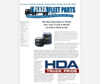 Plazafleetparts.com(Louis Truck Driveshafts) Screenshot