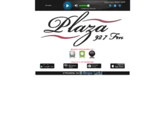 Plazafm.com.ve(PLAZA 92.7 FM) Screenshot