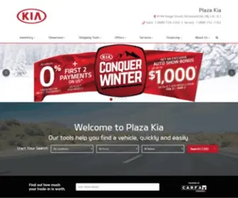 Plazakia.com(Plaza Kia) Screenshot