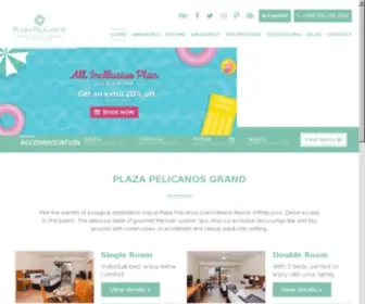 Plazapelicanosgrand.com(Plaza Pelicanos Grand Beach Resort) Screenshot