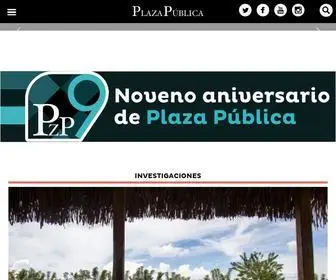 Plazapublica.com.gt(Plaza Pública) Screenshot