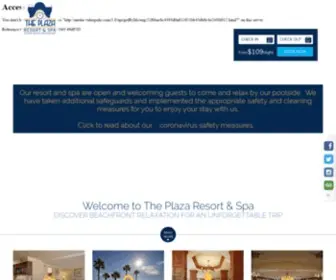 Plazaresortandspa.com(Discover why The Plaza Resort & Spa) Screenshot