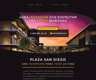 Plazasandiego.mx(Plaza San Diego) Screenshot