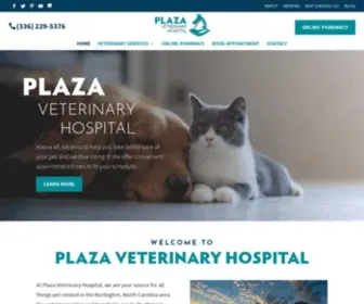 Plazavethospital.com(Veterinary Clinic and Hospital) Screenshot