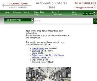 PLC-Mall.com(Your online shop in the field of automation) Screenshot