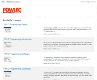 PLC-Training.com.au(PLC Training Courses Online for Industrial Automation and SCADA in Australia) Screenshot