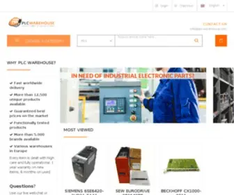 PLC-Warehouse.com(Worldwide supplier of Industrial Electronics) Screenshot