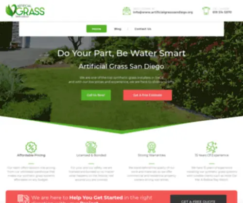 Plcaa.org(Artificial Grass San Diego) Screenshot