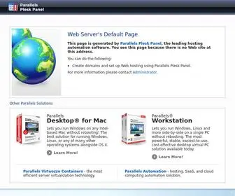 PLCDrives.com(Default Parallels Plesk Panel Page) Screenshot