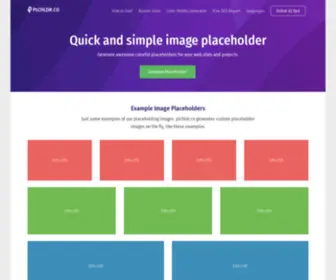 PLCHLDR.co(Quick and Simple Image Placeholders) Screenshot