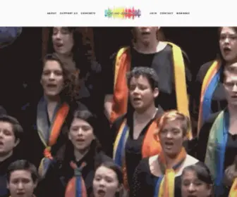 PLchoir.org(Portland Lesbian Choir) Screenshot