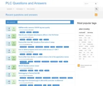 PLcqa.com(PLC Questions and Answers) Screenshot