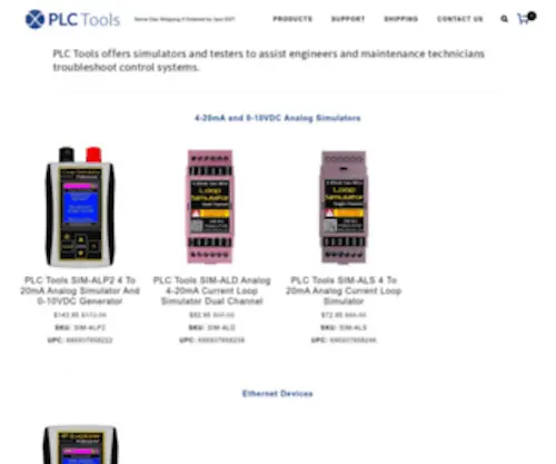PLctools.com(Plc tools) Screenshot
