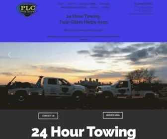 PLctowingandrecovery.com(PLC Towing & Recovery) Screenshot