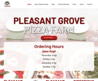 Pleasantgrovepizzafarm.com(Pleasant Grove Pizza Farm) Screenshot