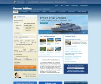 Pleasantholidays.com(Vacation Packages) Screenshot