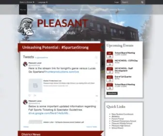 Pleasantlocalschools.org(PLSD Home) Screenshot