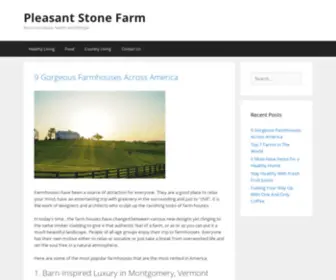 Pleasantstonefarm.com(Pleasant Stone Farm) Screenshot