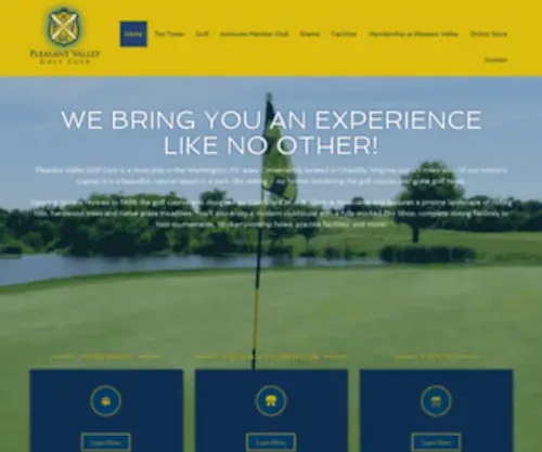 Pleasantvalleygc.com(Pleasant Valley Golf Club) Screenshot