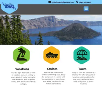 Pleasantvalleytravel.com(We can fulfill all of your travel dreams) Screenshot