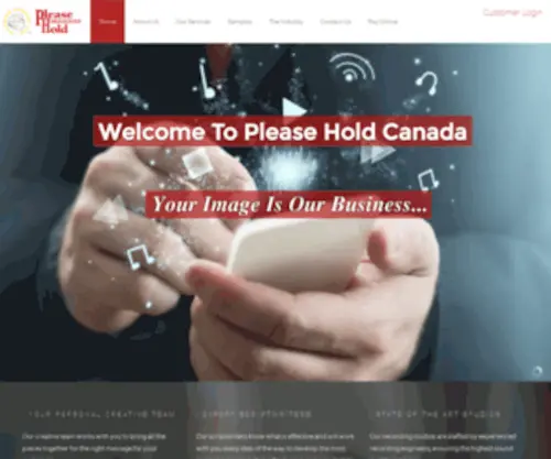 Pleasehold.ca(Please Hold Canada) Screenshot