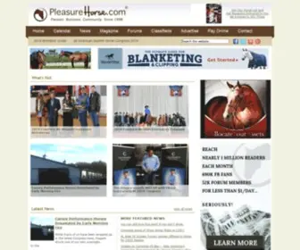 Pleasurehorse.com(Show Horse Today) Screenshot