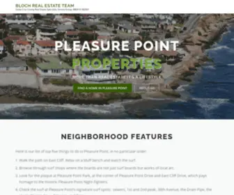 Pleasurepointproperties.com(Santa Cruz County Real Estate Specialist) Screenshot