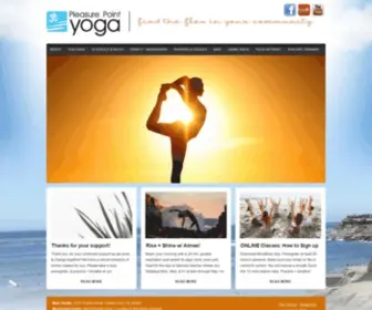 Pleasurepointyoga.com(Pleasure Point Yoga) Screenshot