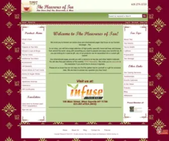 Pleasuresoftea.com(Loose Leaf Teas and Herbal Tisanes) Screenshot