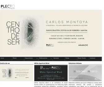 Plectogaleria.com(PLECTO) Screenshot