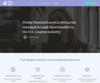 Pledgepl.org(Pledge Parental Leave) Screenshot