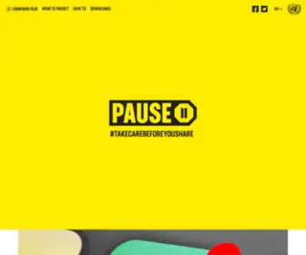 Pledgetopause.org(UN Pause) Screenshot