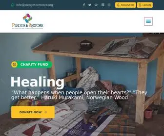 PledgetoreStore.org(Donation is the Best Humanity PledgetoRestore) Screenshot