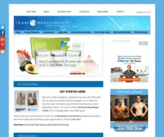 Pledgetostayfit.com(Beachbody Coach Opportunity) Screenshot